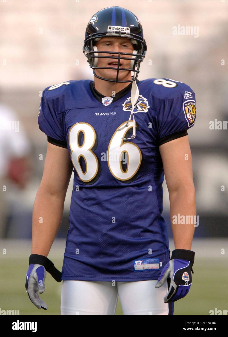 KRT STAND ALONE PHOTOGRAPH BY GEORGE BRIDGES/KRT (September 2) Baltimore  Ravens tight end Todd Heap (86) is shown before a game against the  Washington Redskins on Thursday, September 1, 2005, in Baltimore,