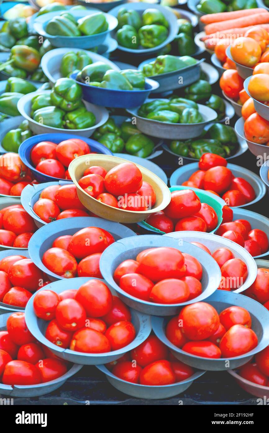In south africa food market vegetables natural light Stock Photo Alamy