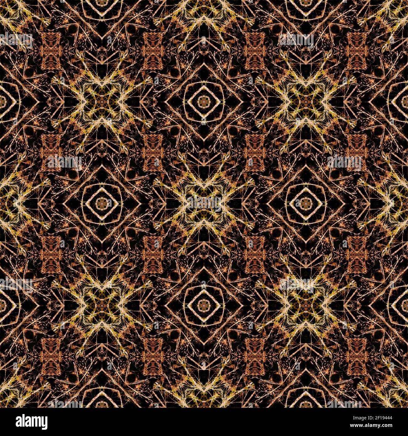 Dark warm seamless pattern hi-res stock photography and images - Alamy