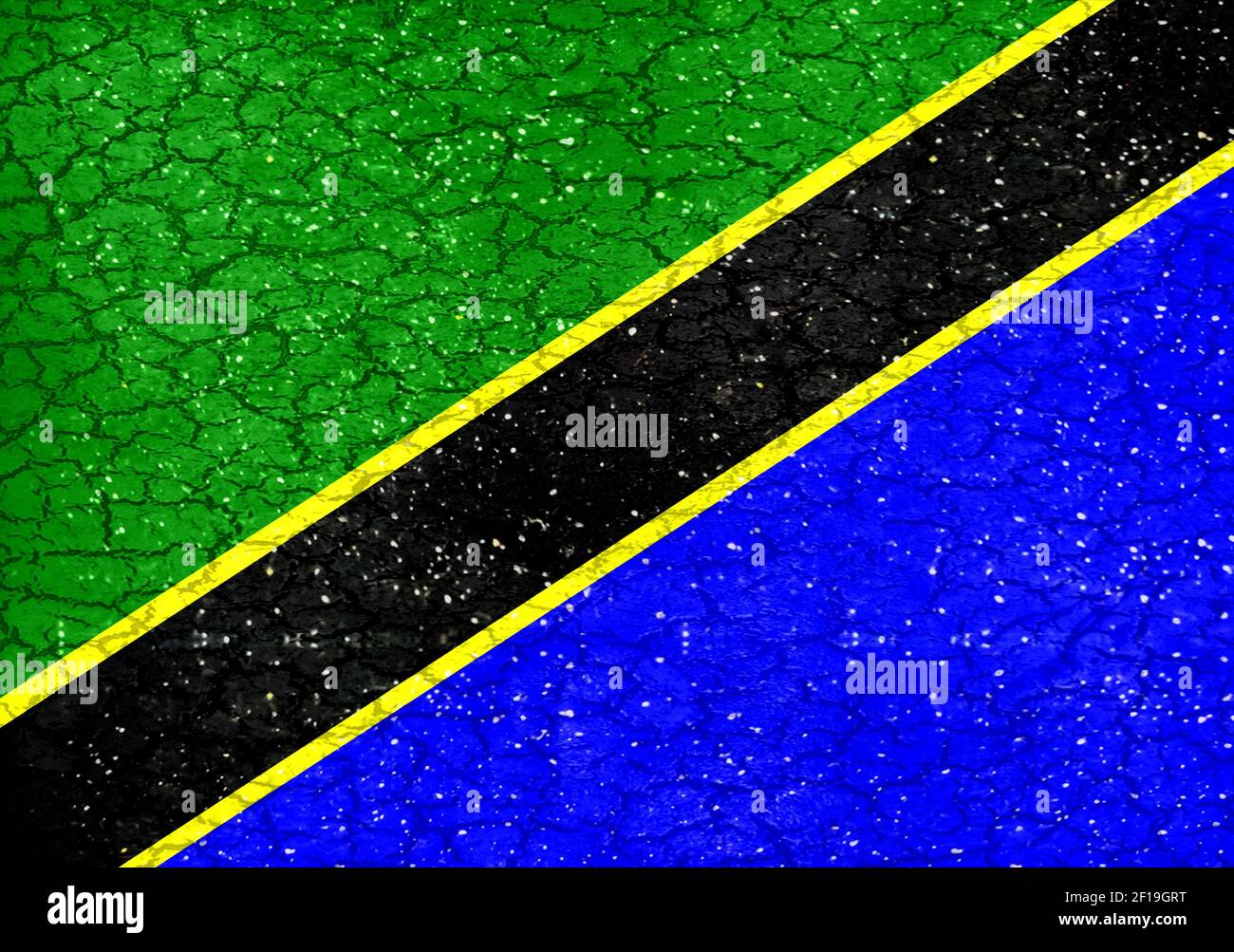 Tanzanian national flag hi-res stock photography and images - Alamy
