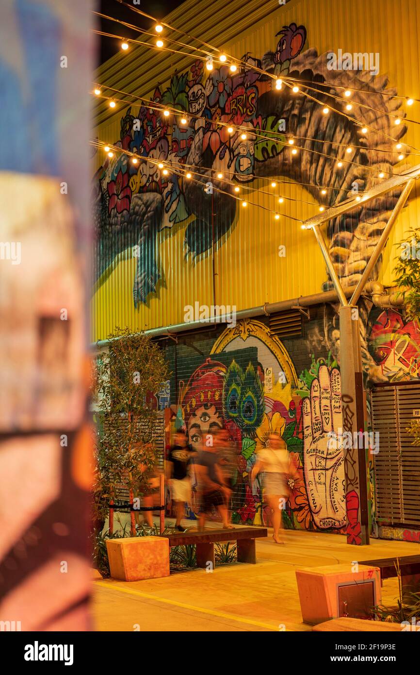 Austin Lane in the Darwin CBD Stock Photo Alamy