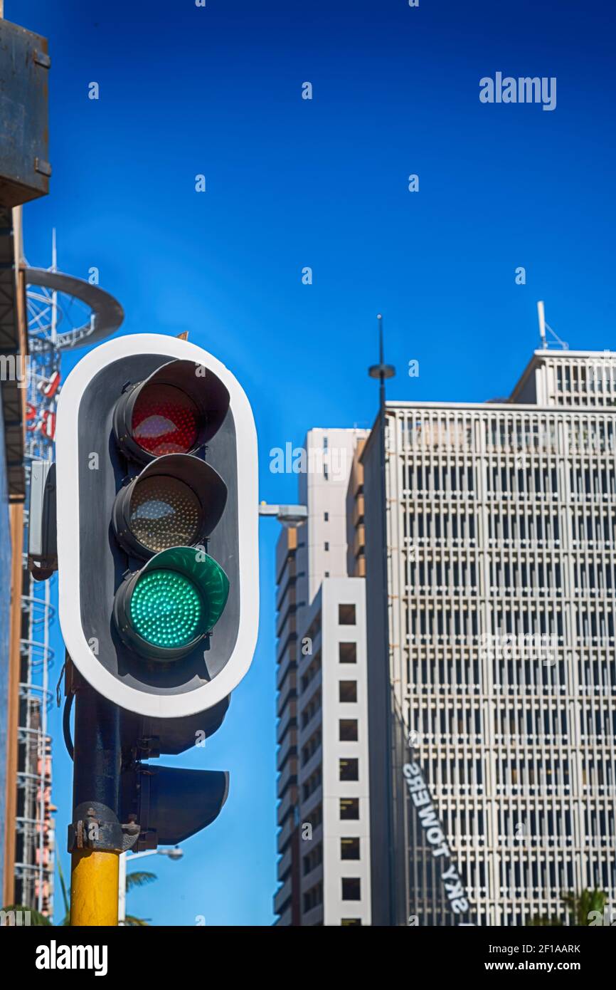 In south africa traffic light Stock Photo Alamy