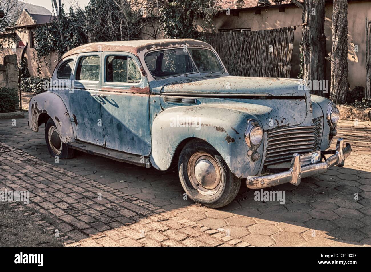 In south africa old abandoned   vintage car Stock Photo