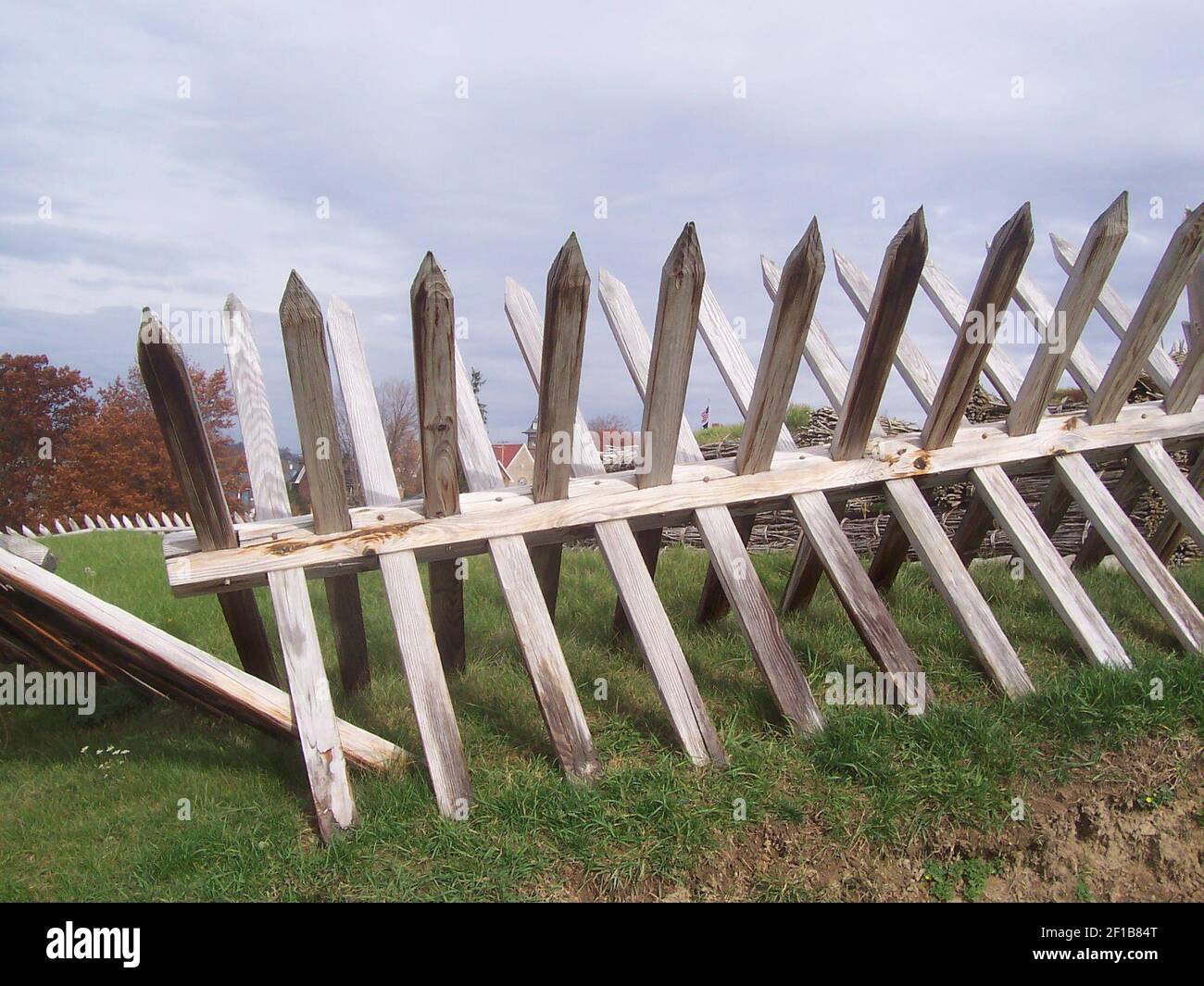 Defenses at Pennsylvania's Fort Ligonier, where Col. George Washington ...