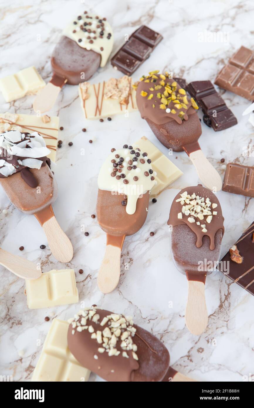 chocolate-ice-cream-on-a-stick-stock-photo-alamy