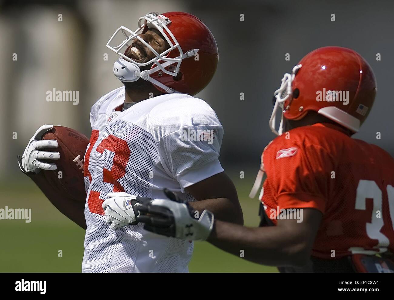 Kansas City Chiefs cornerback Ricardo Colclough before a preseason NFL  football game against the Seattle Seahawks Saturday, Aug. 29, 2009 in Kansas  City, Mo. (AP Photo/Reed Hoffmann Stock Photo - Alamy