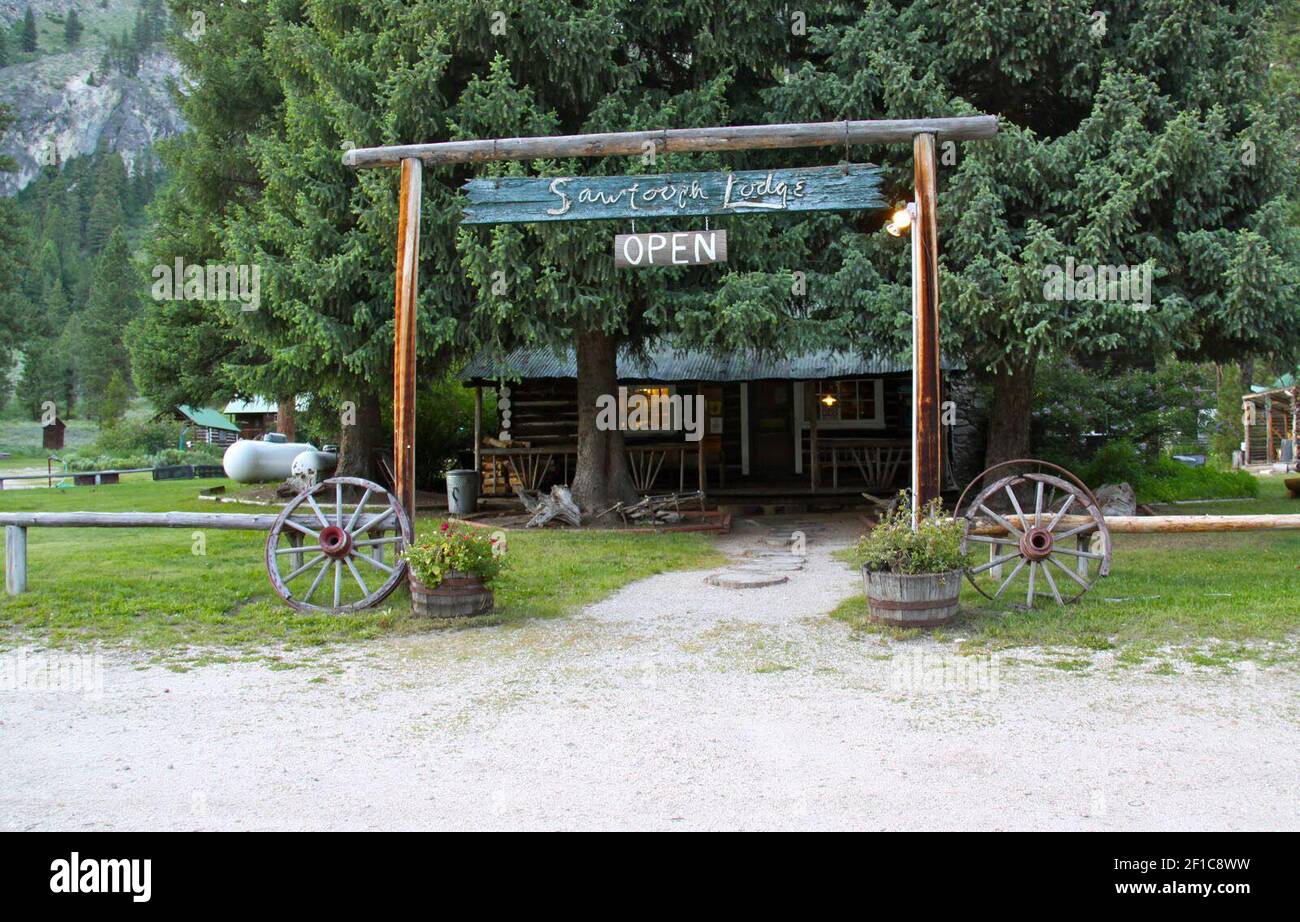 Sawtooth Lodge at Grandjean offers cabins, swimming, horseback riding