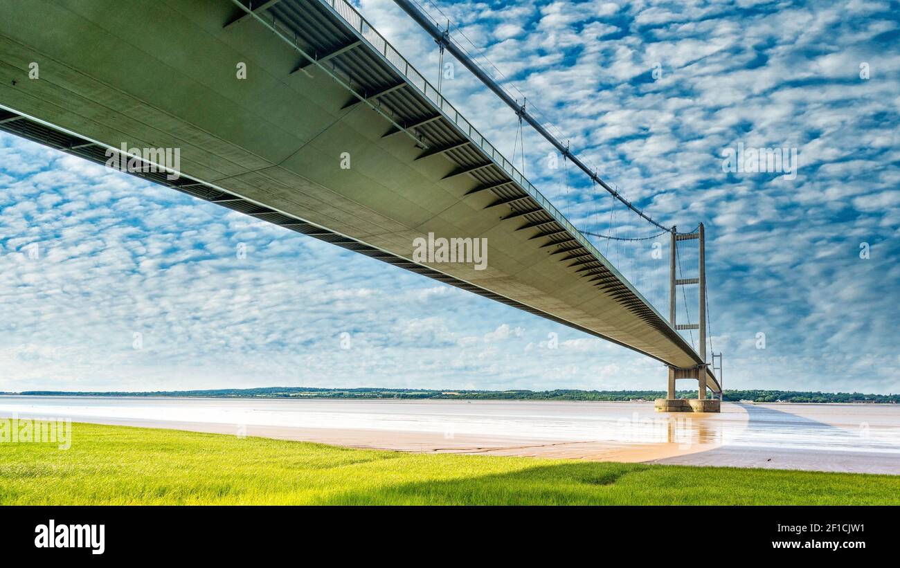 The Humber Bridge Stock Photo