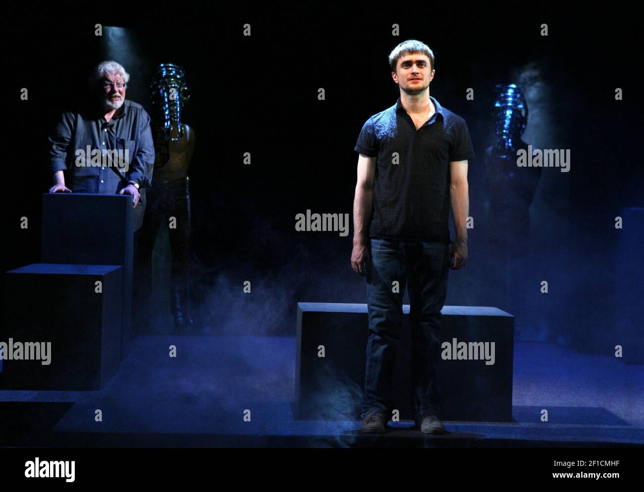 "Harry Potter" stars Richard Griffiths, left, playing a psychiatrist