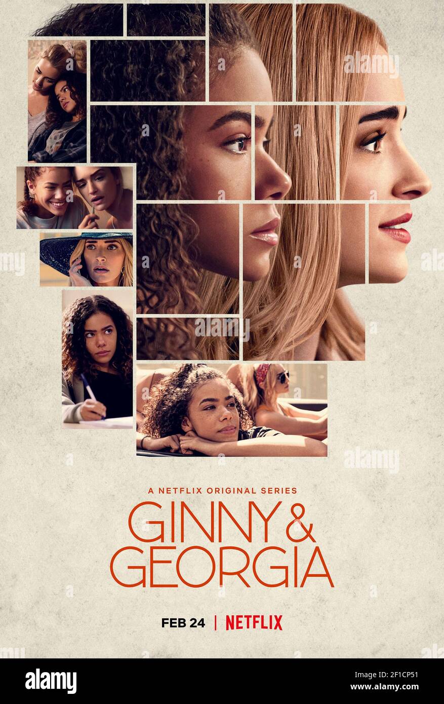 ANTONIA GENTRY and BRIANNE HOWEY in GINNY & GEORGIA (2021). Credit: Blue Ice Pictures / Dynamic Television / Album Stock Photo