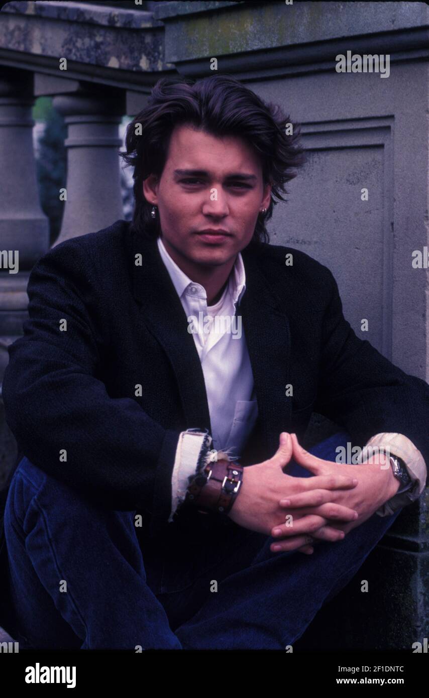Johnny Depp in Los Angeles, CA in February 1989 (Photo By Chris