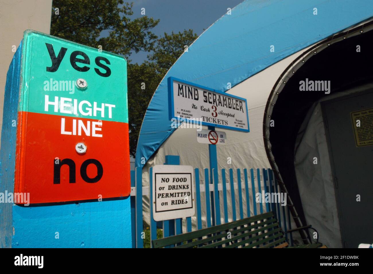 The ride Mind Scrambler at Rye Playland on May 23, 2004. Westchester ...