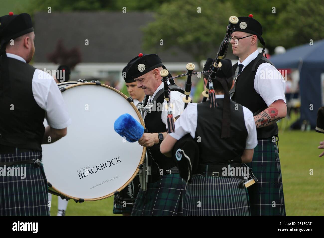 Scottish game fair pipe band hires stock photography and images Alamy