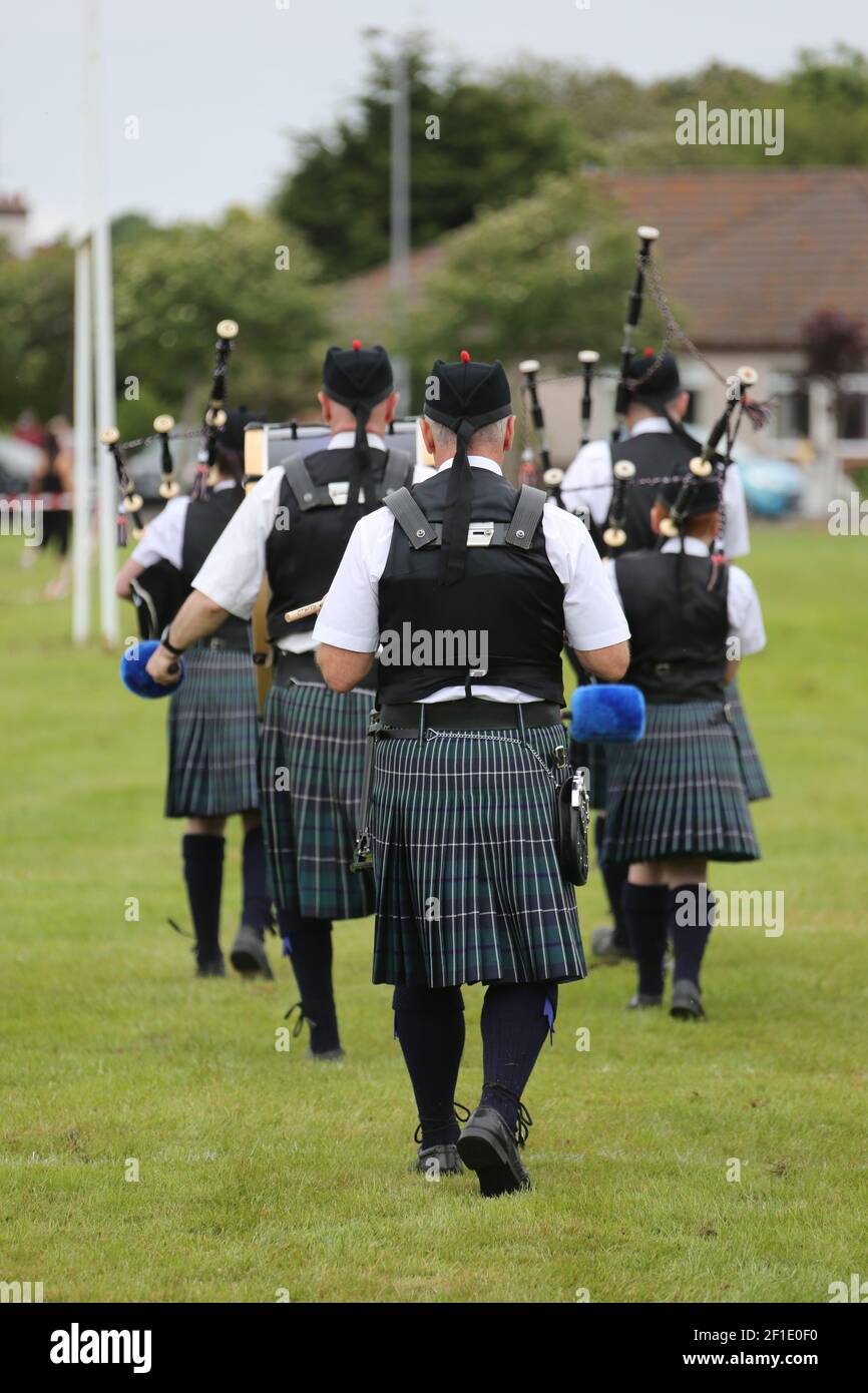 Girvan, South Ayrshire, Scotland, UK , 03 June 2018. Lowland Games. A