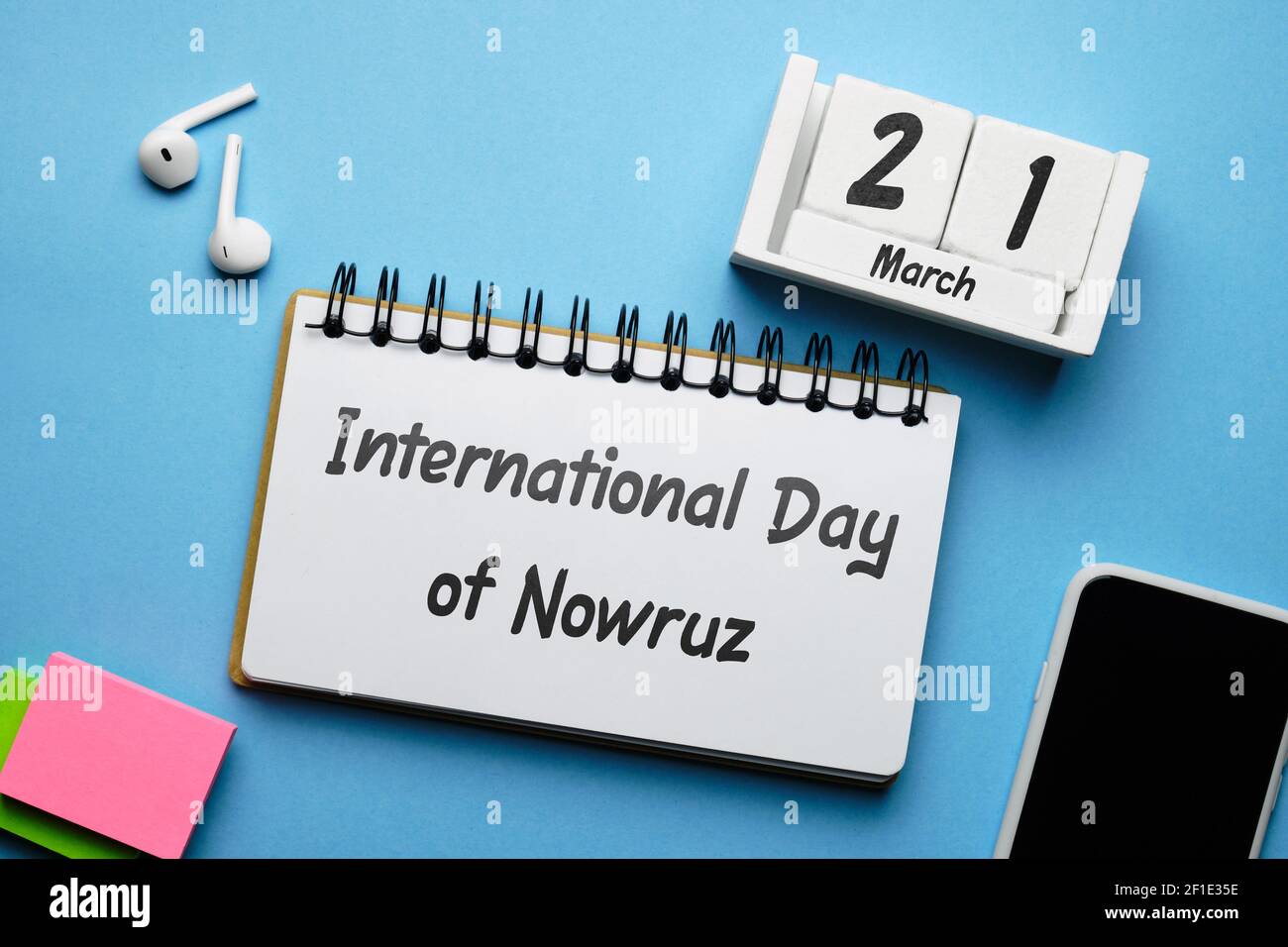International Day of Nowruz of Spring month calendar march Stock Photo ...