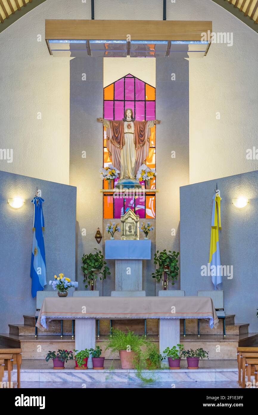 Interior church altar design