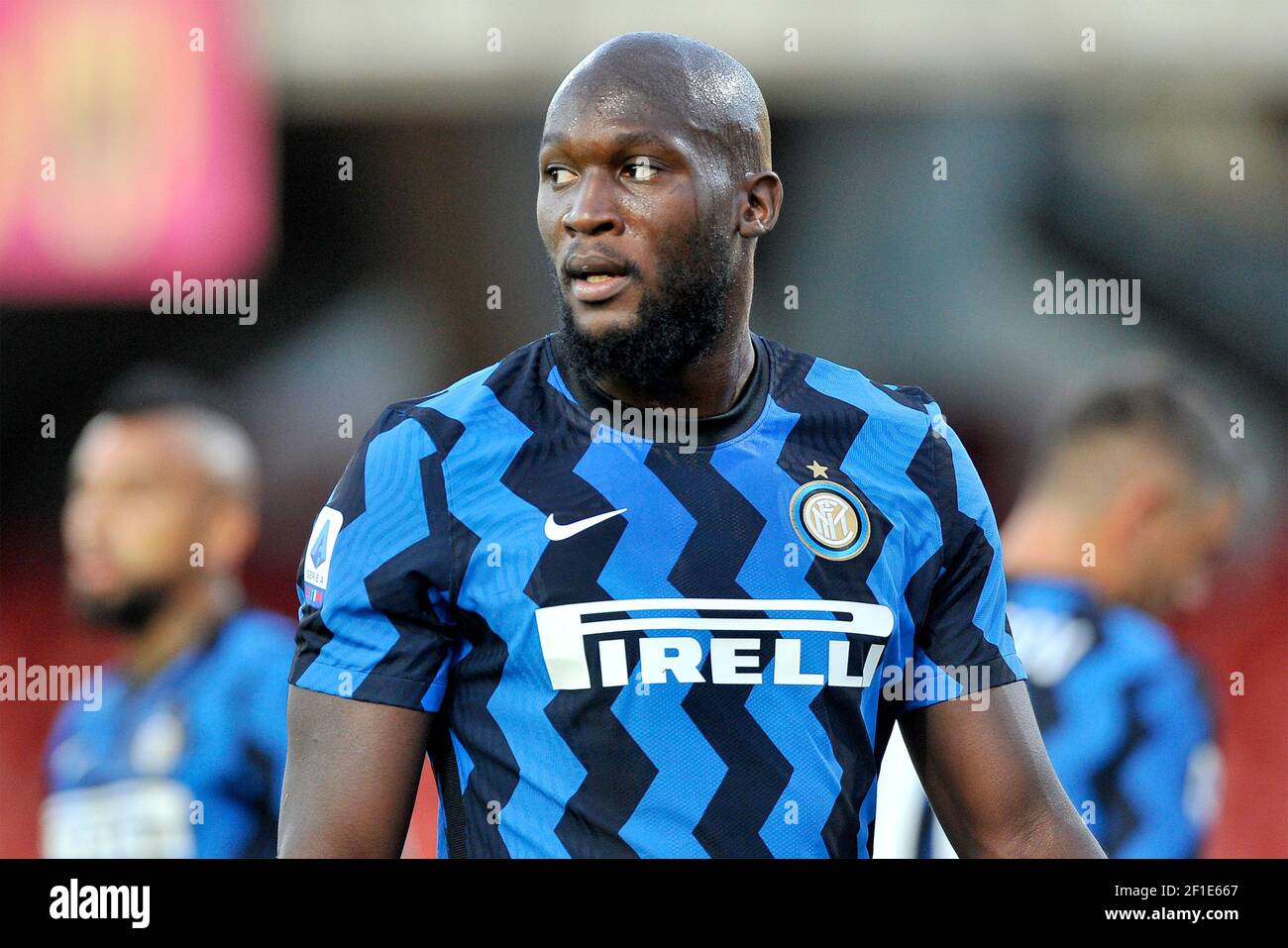 Romelu Lukaku player of Inter, during the match of the Italian football league Serie A between Benevento vs Inter final result 2-5, match played at th Stock Photo