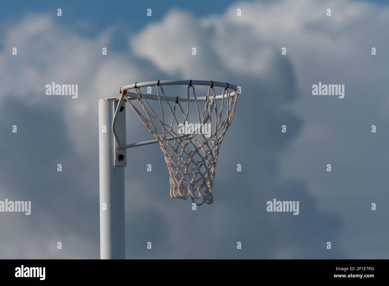 Netball hoop Stock Photo