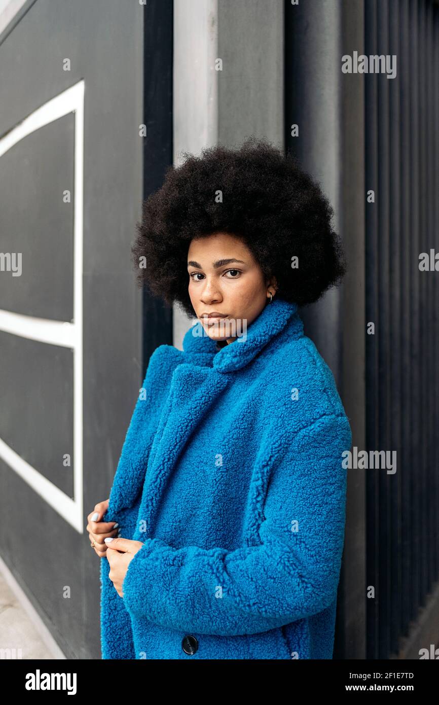 Stock photo of beautiful african american girl posing and looking at ...