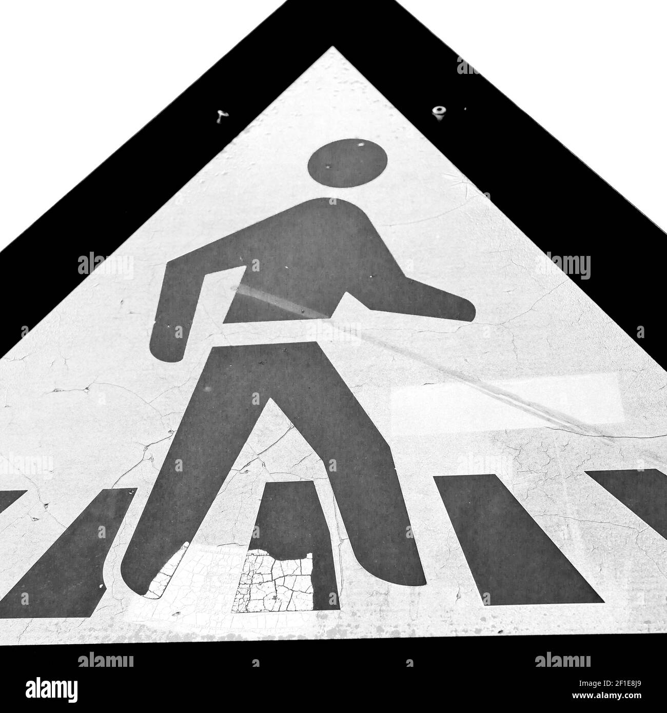 In south africa street signal of zebra crossing Stock Photo Alamy