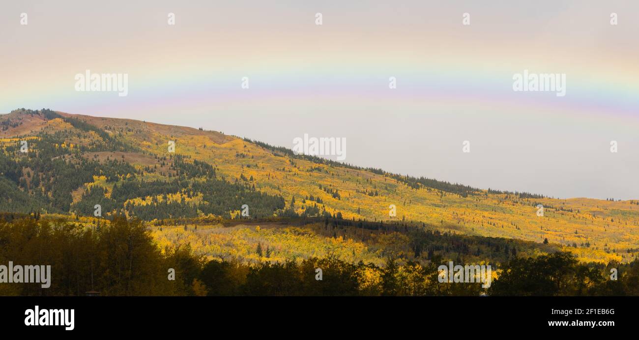 Fall Color Rainbow Rainbow Over Fall Color High Resolution Stock Photography and Images ...