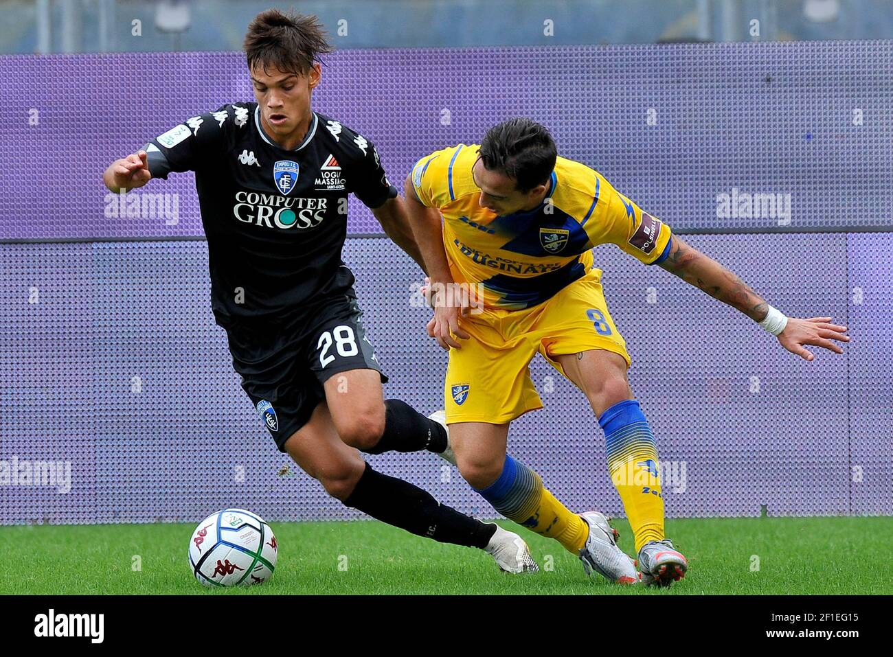 Gianluca Manganiello referee, during the first match of the Italian Serie B  football championship between Frosinone - Empoli final result 0-2, match p  Stock Photo - Alamy