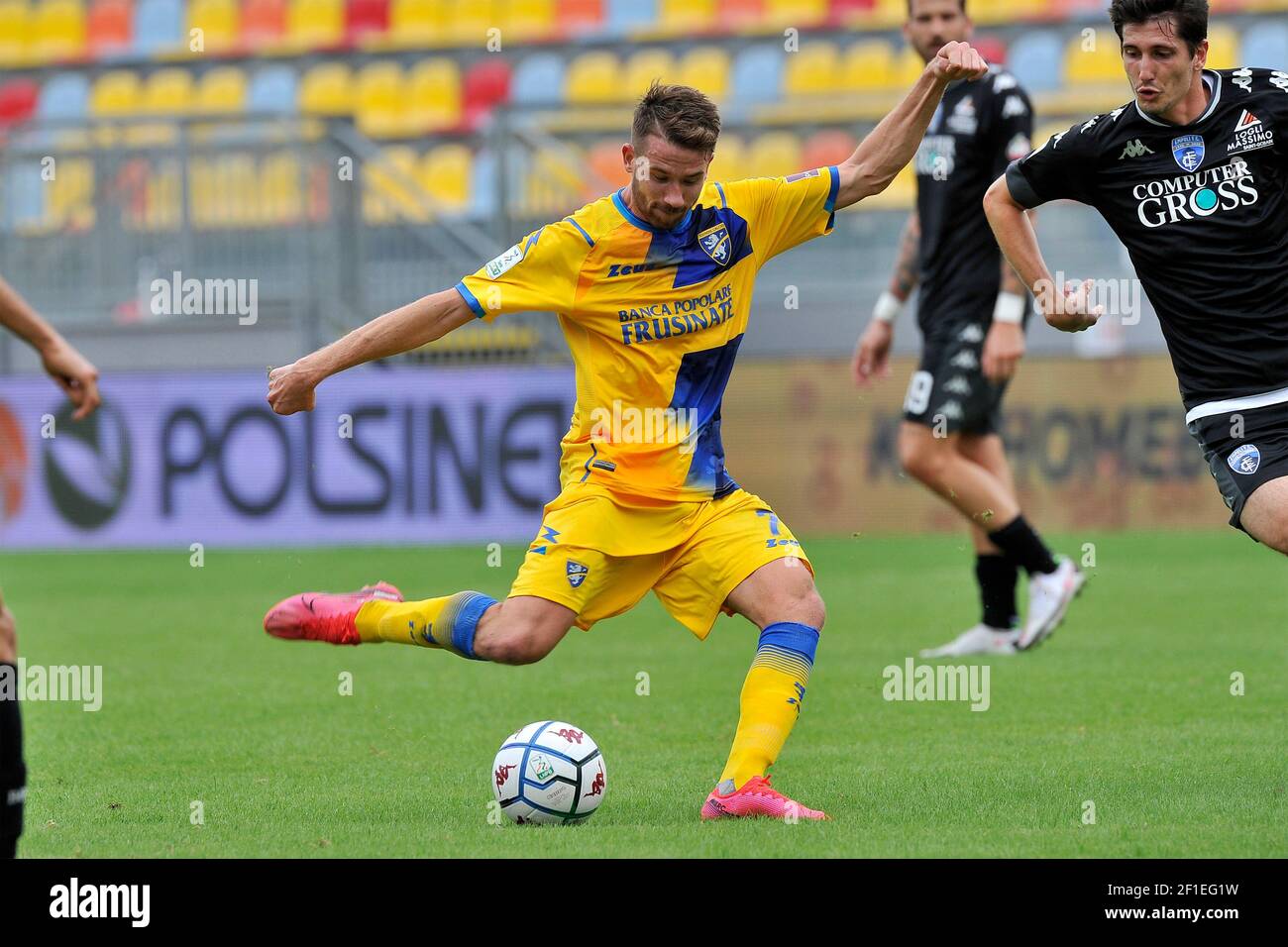 Gianluca Manganiello referee, during the first match of the Italian Serie B  football championship between Frosinone - Empoli final result 0-2, match p  Stock Photo - Alamy