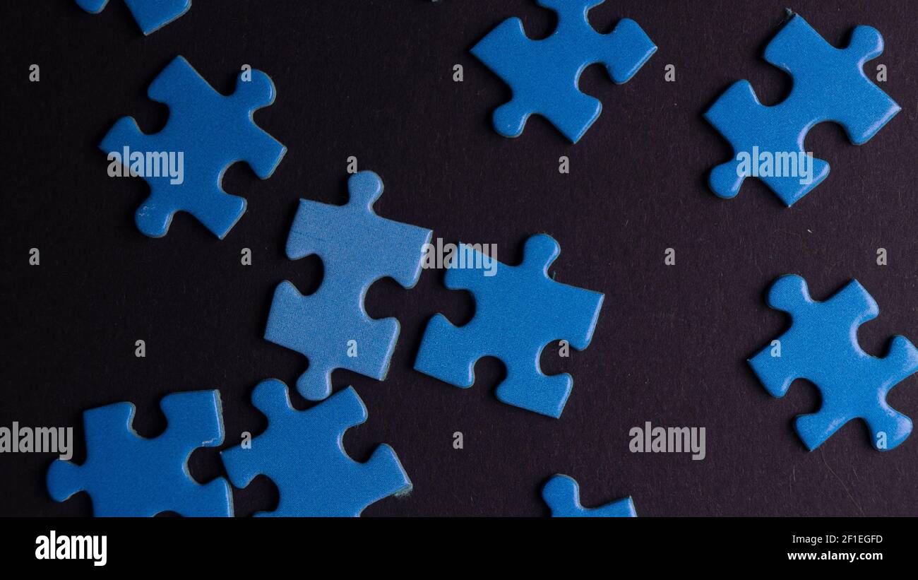 blue puzzles, textures and background Stock Photo - Alamy