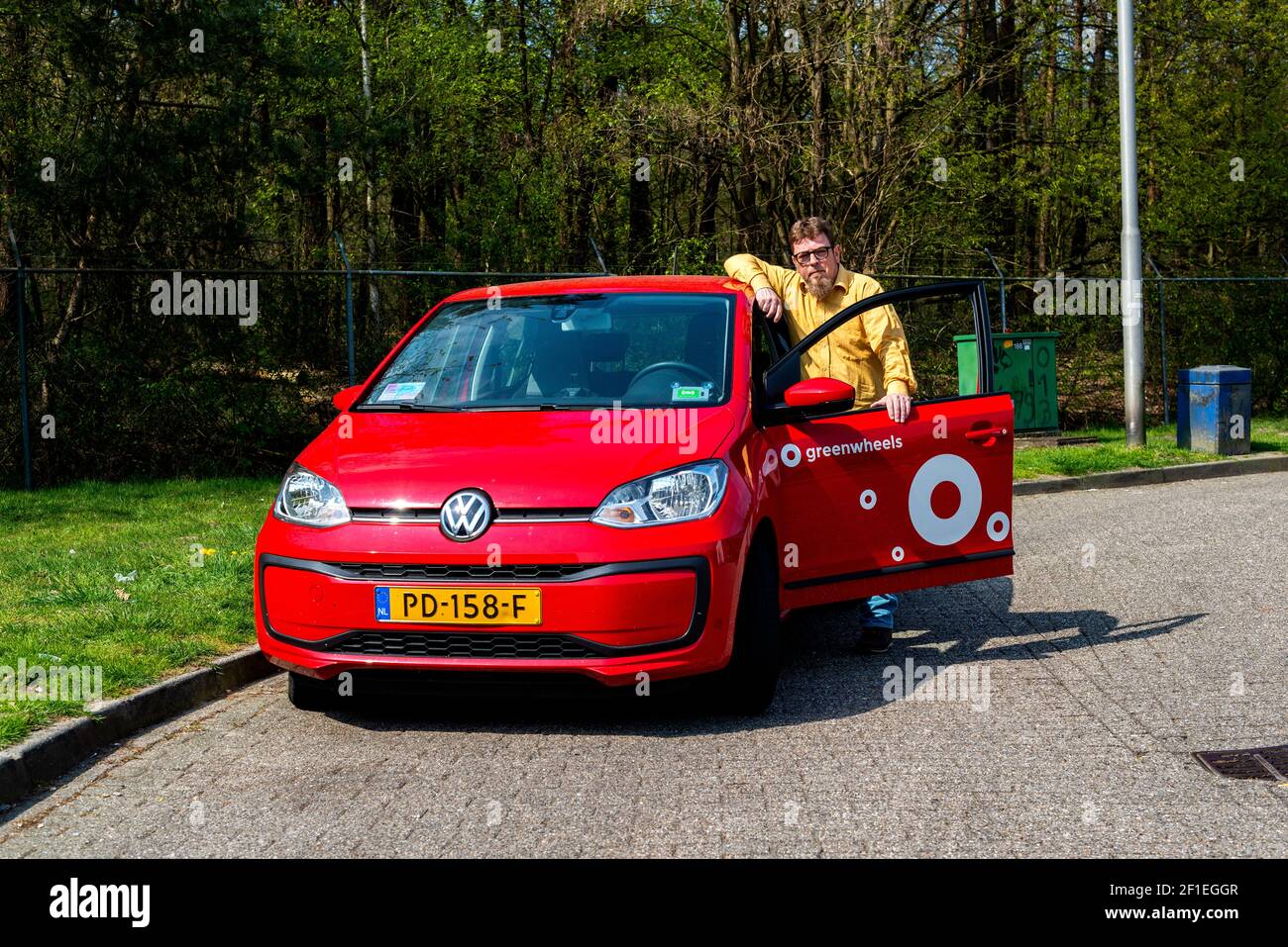Kaatsheuvel, Netherlands. Greenwheels is a new mobility concept, where