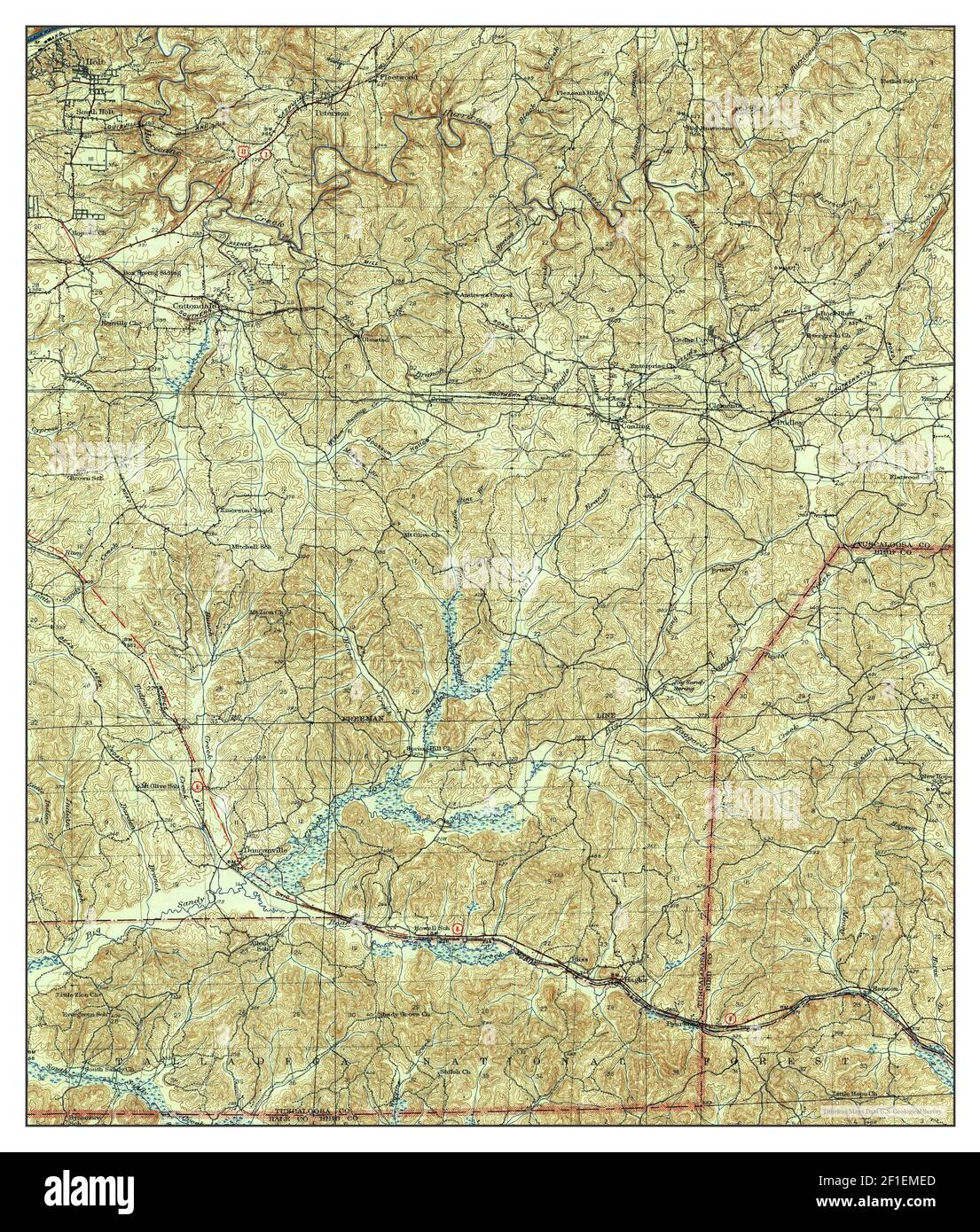 Cottondale map hires stock photography and images Alamy