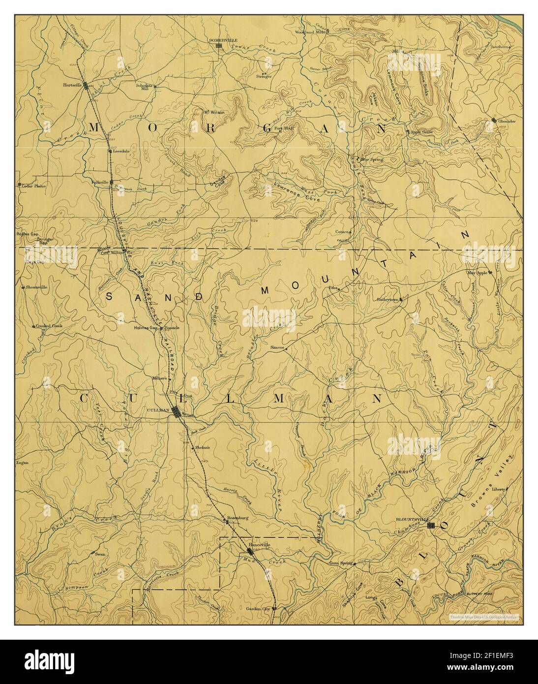 Map of cullman hires stock photography and images Alamy