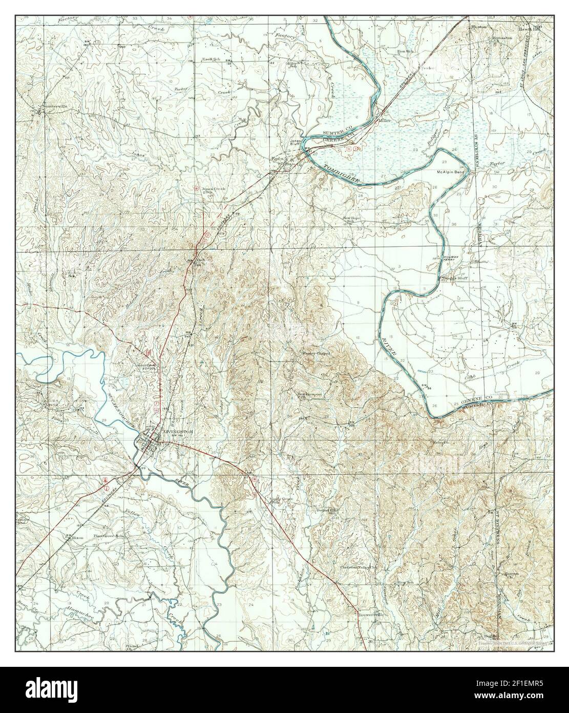 Epes, Alabama, map 1932, 162500, United States of America by Timeless Maps, data U.S