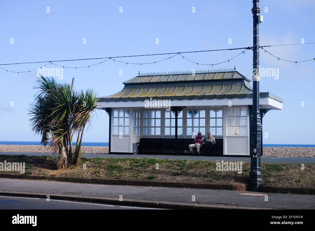 A general view of Worthing seafront, West Sussex. Photo credit should read: Katie Collins/EMPICS/Alamy Stock Photo