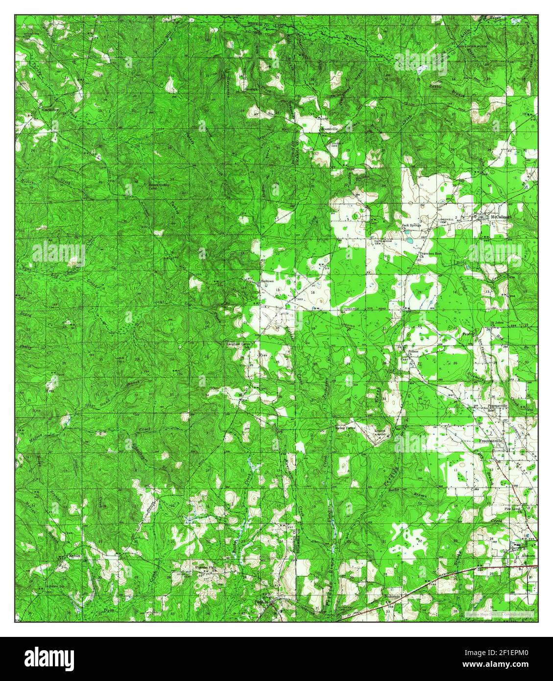 Perdido, Alabama, map 1942, 162500, United States of America by Timeless Maps, data U.S
