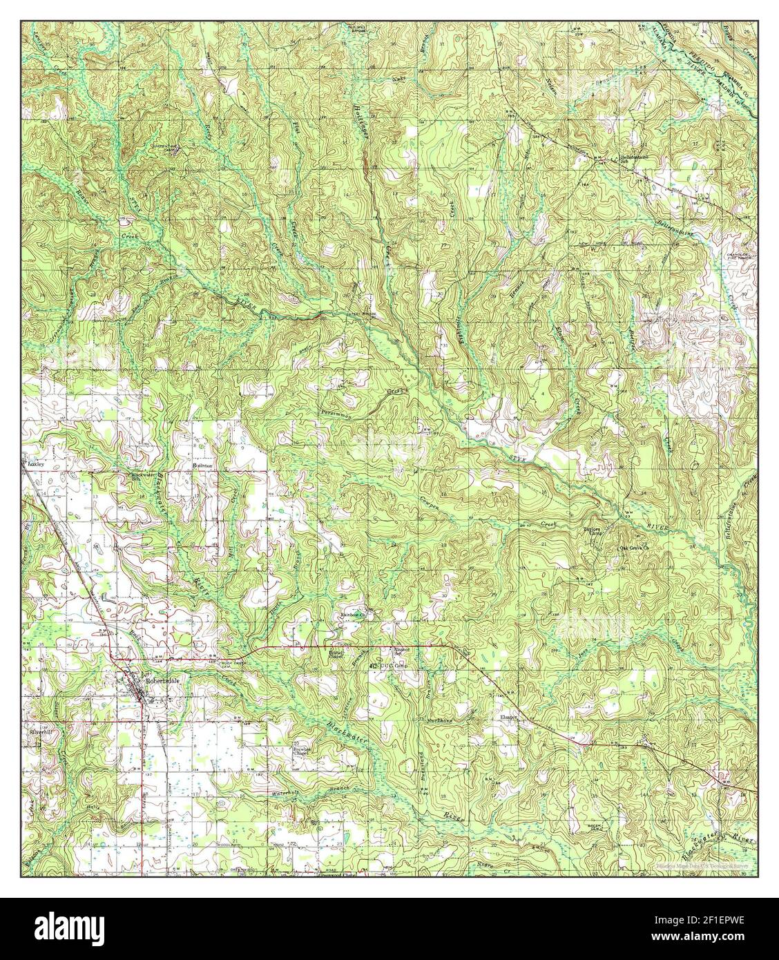 Robertsdale, Alabama, map 1941, 162500, United States of America by