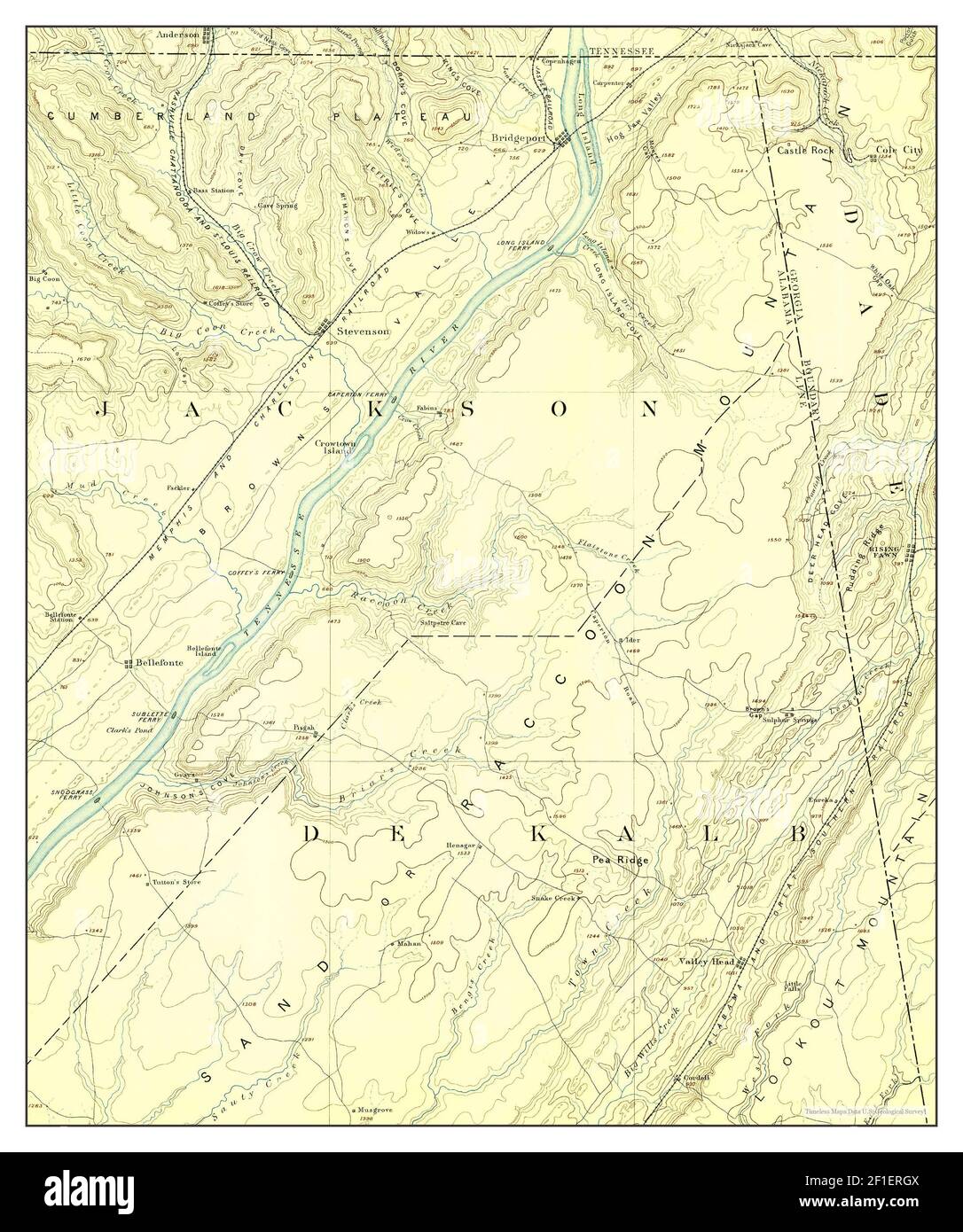 Map of stevenson Cut Out Stock Images & Pictures Alamy