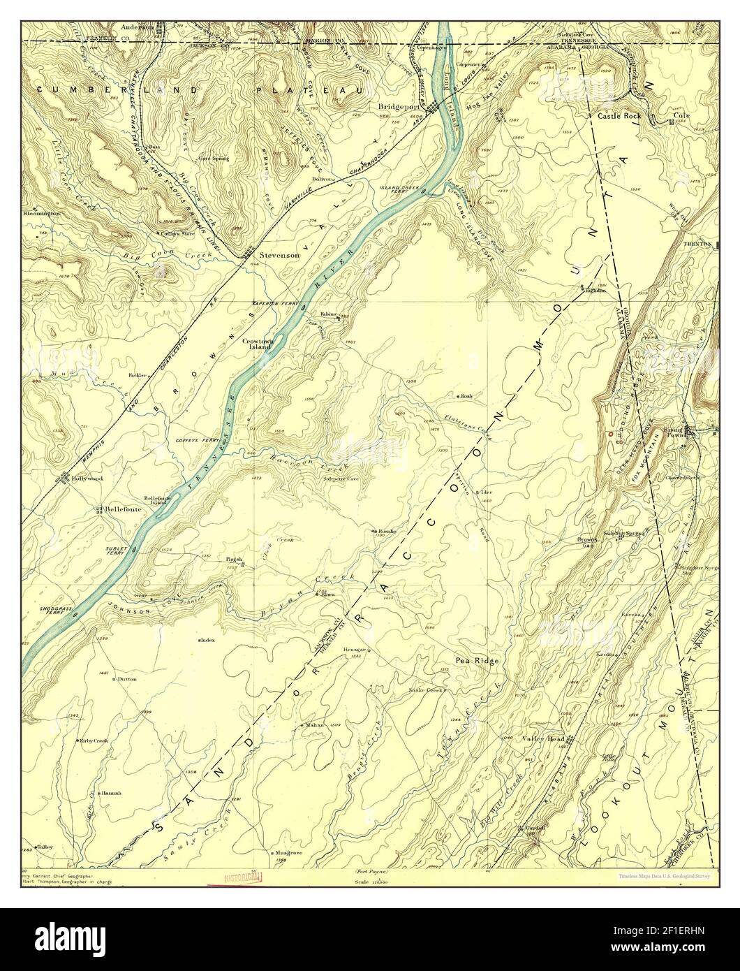 Map of stevenson hires stock photography and images Alamy