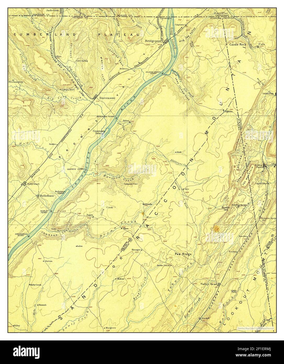 Stevenson map hires stock photography and images Alamy