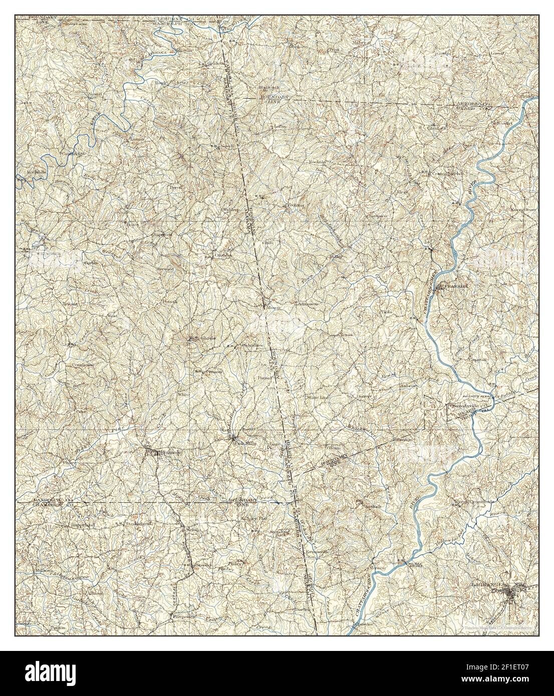 Wedowee, Alabama, map 1899, 1125000, United States of America by