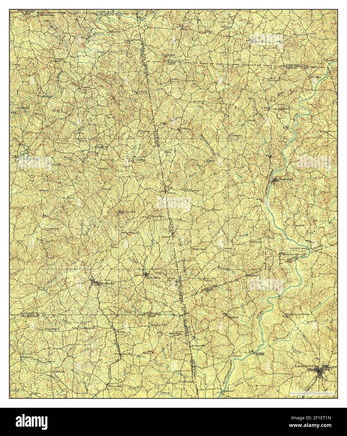 Wedowee, Alabama, map 1902, 1125000, United States of America by