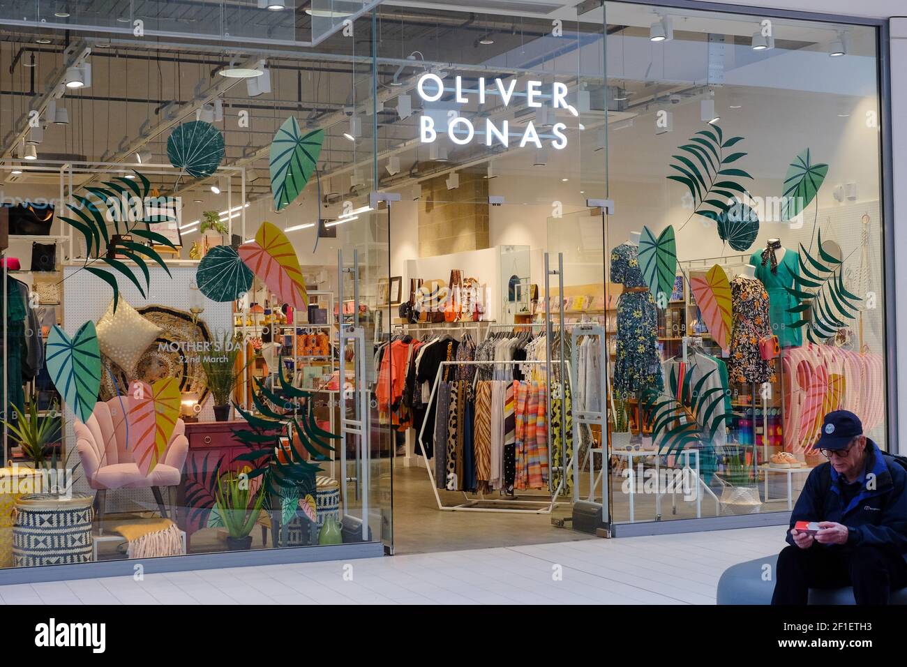 A general view of an Oliver Bonas store in Wimbledon. Photo credit should  read: Katie Collins/EMPICS/Alamy Stock Photo - Alamy