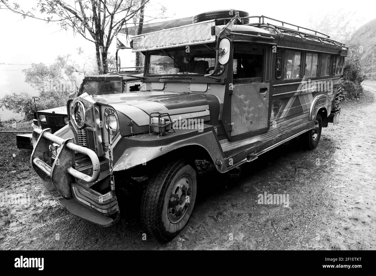 Jeepney and manila Black and White Stock Photos & Images - Alamy