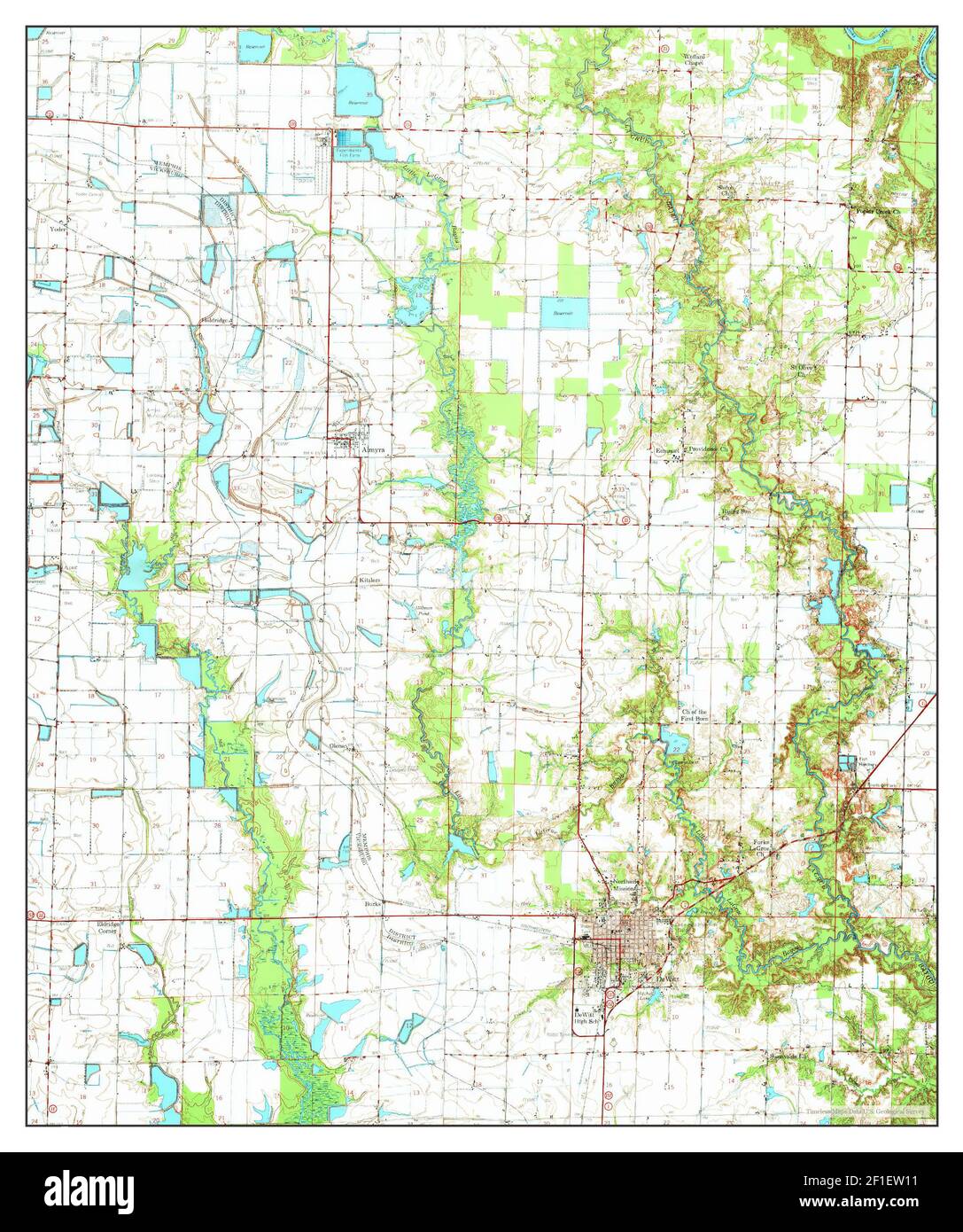 De Witt, Arkansas, map 1970, 162500, United States of America by