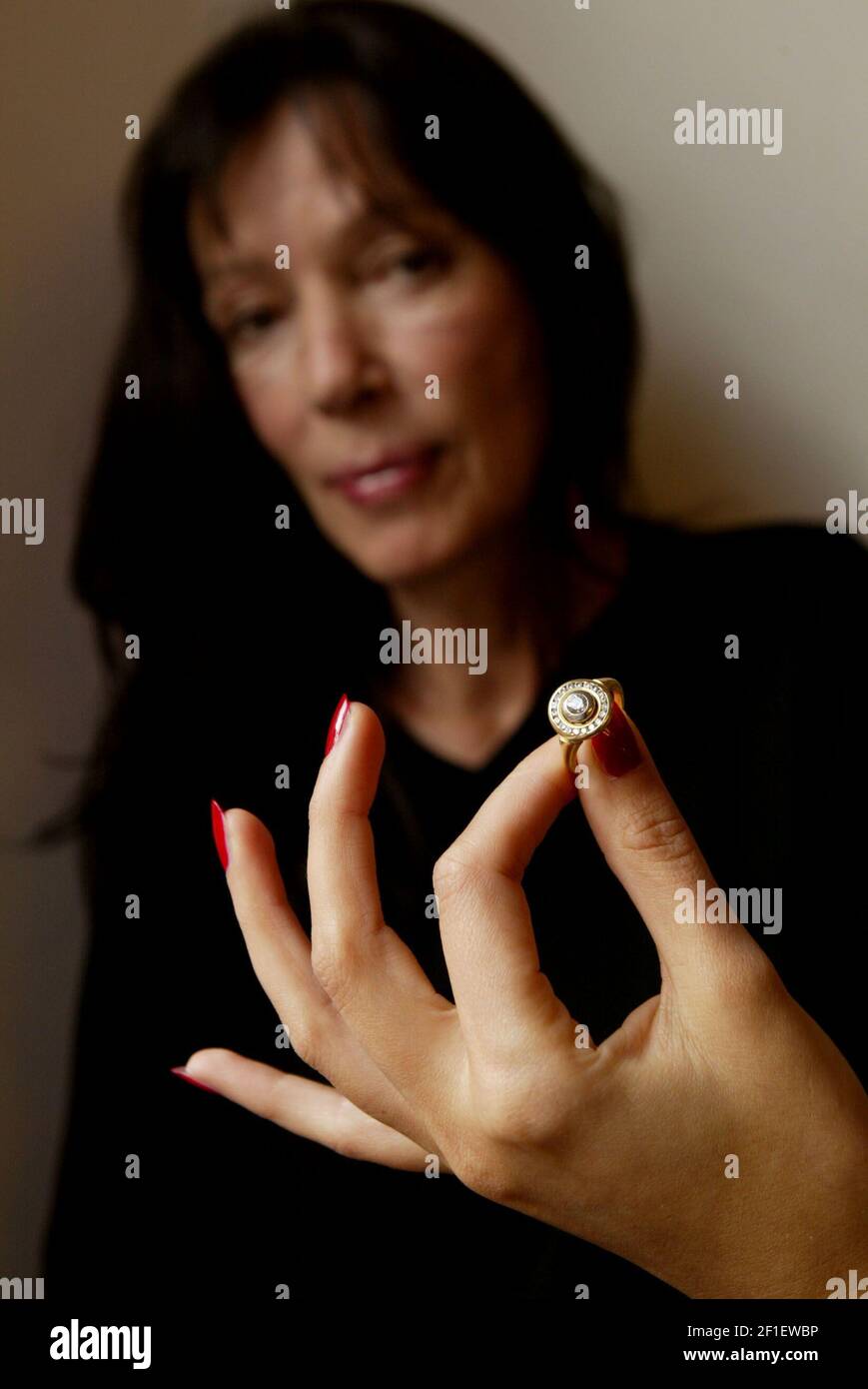 katherine hamnett and her new ethical jewelery  pic David Sandison Stock Photo