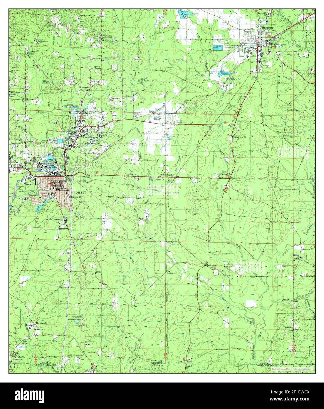 Hamburg arkansas map hires stock photography and images Alamy