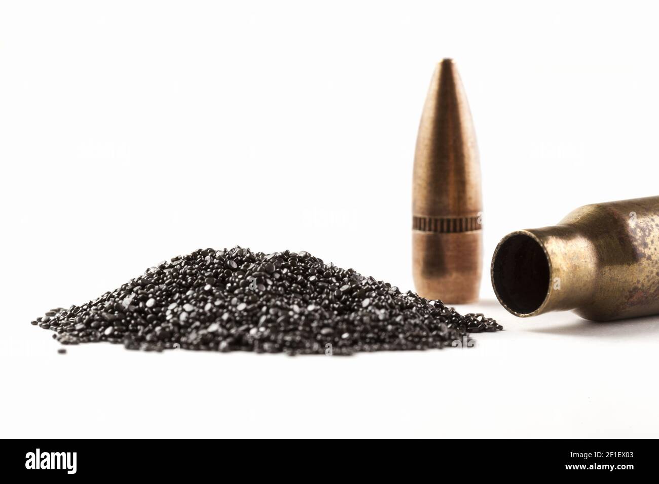 Gunpowder and Bullet Stock Photo Alamy