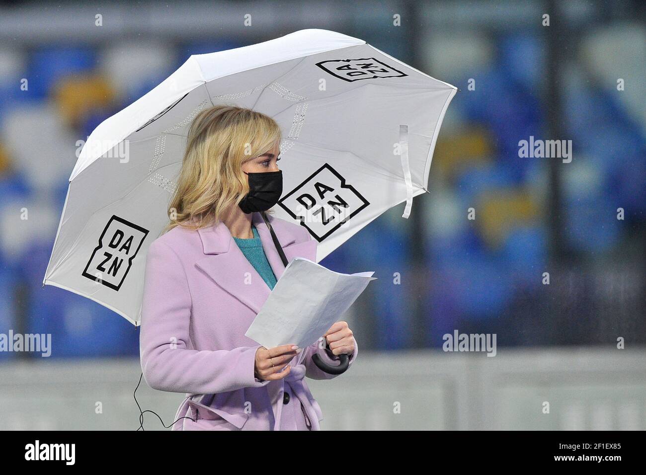 Diletta Leotta TV presenter, during the match of the ...