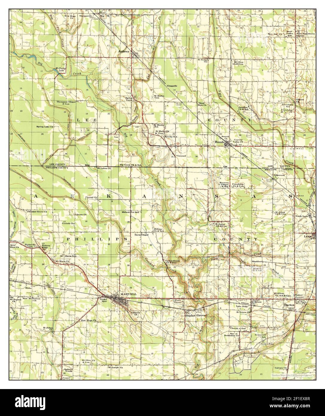 Marvell arkansas map Cut Out Stock Images & Pictures Alamy