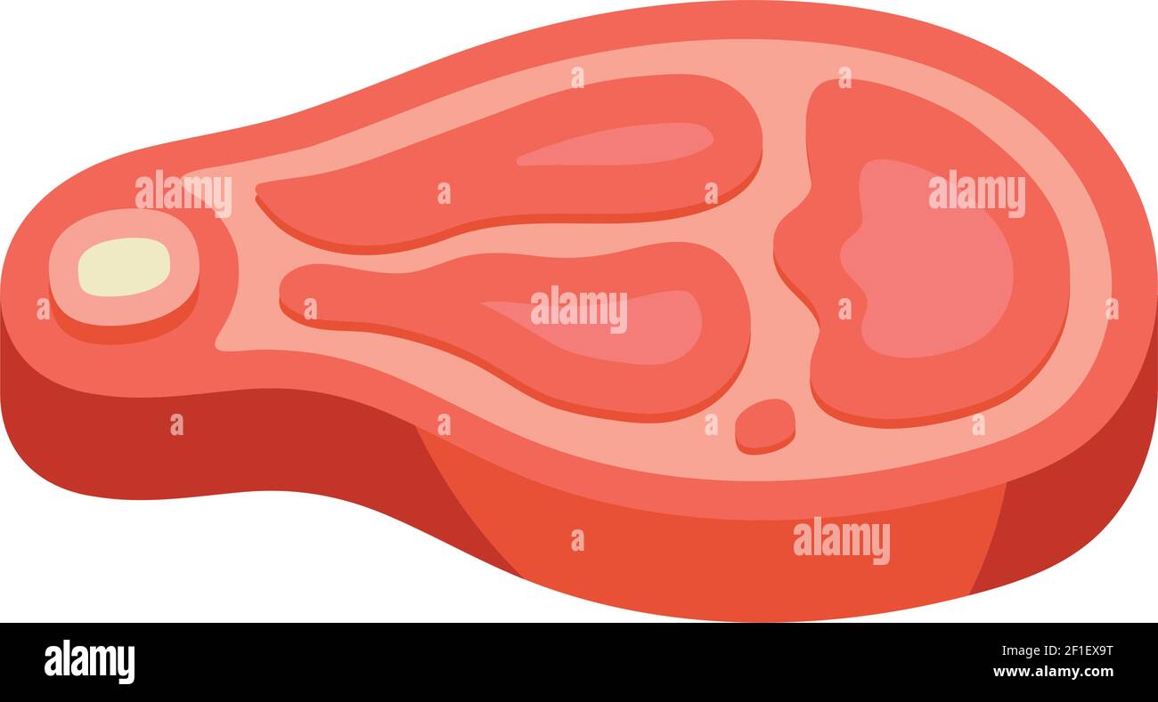 beef steak meat food icon Stock Vector Image & Art - Alamy