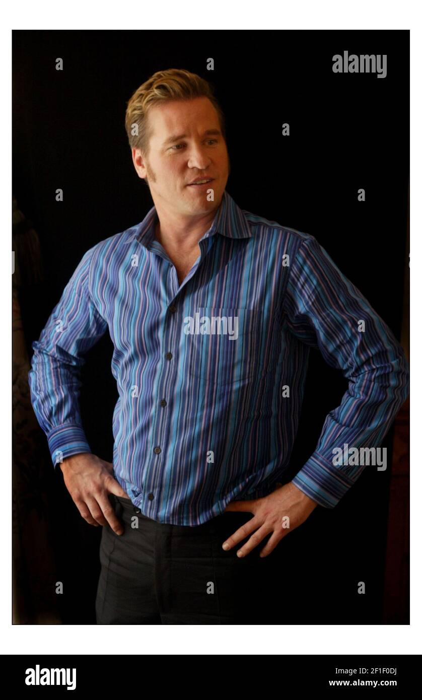 Val Kilmer in London to promote his new film Wonderlandpic David Sandison 6/5/2004 Stock Photo